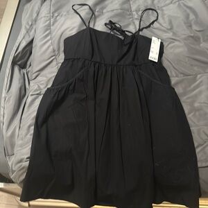 Black urban outfitter dress with pockets